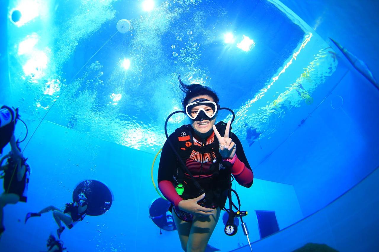 Divecube Hotel Tchaj-čung Exteriér fotografie