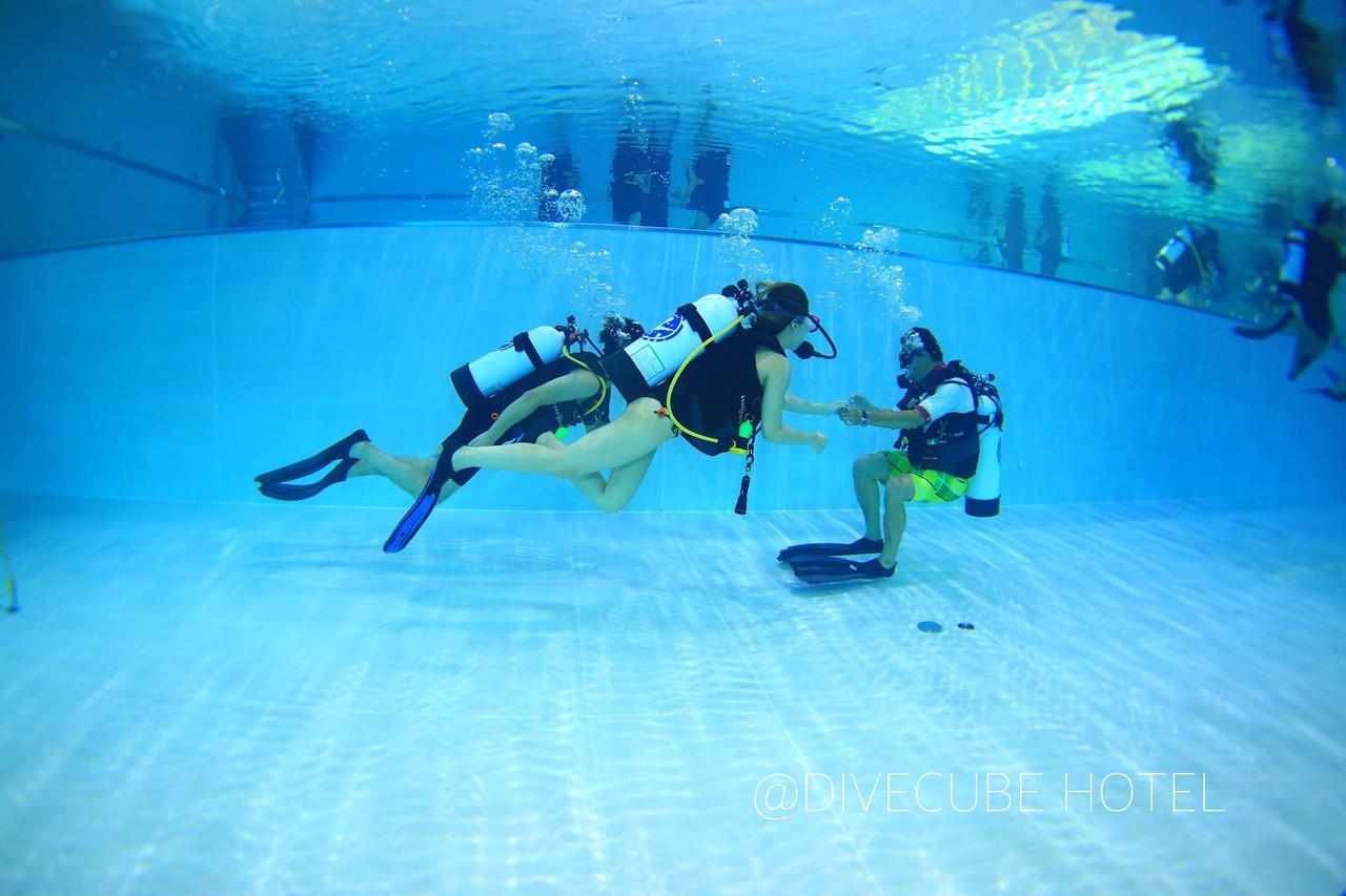 Divecube Hotel Tchaj-čung Exteriér fotografie